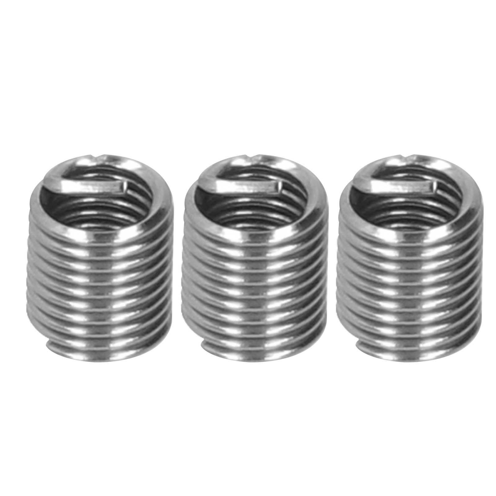 Inserts Filetés Mâle Femelle, Outil Réparation Écrou Réducteur Inoxydable M6x12d, 100 Pièces