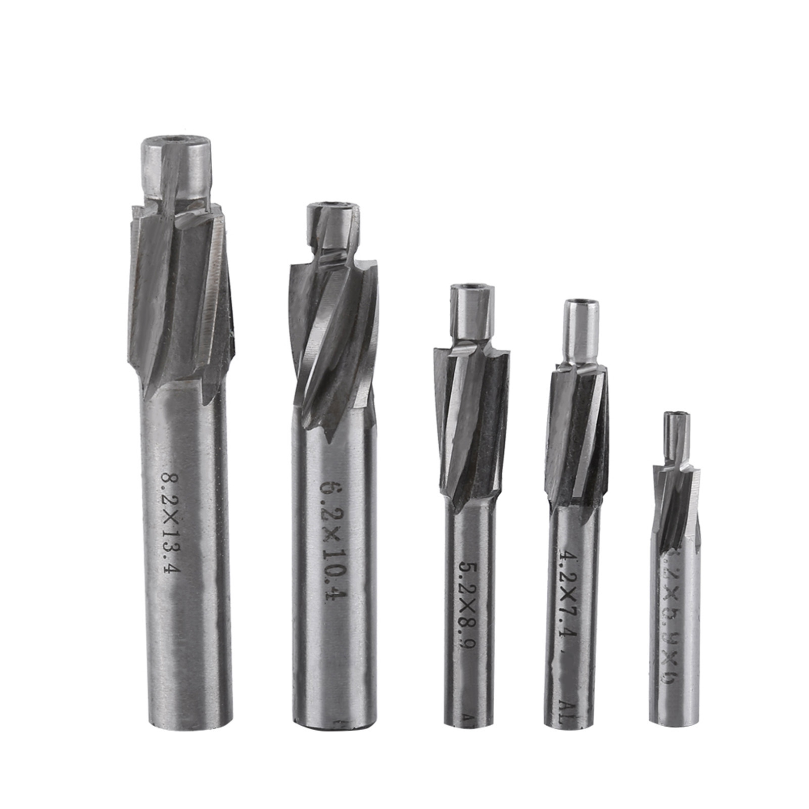 Mèche Coupe Cnc, Forets À Fente Durables, Fraise En Bout 5 Pièces Pour Fraisage Bois
