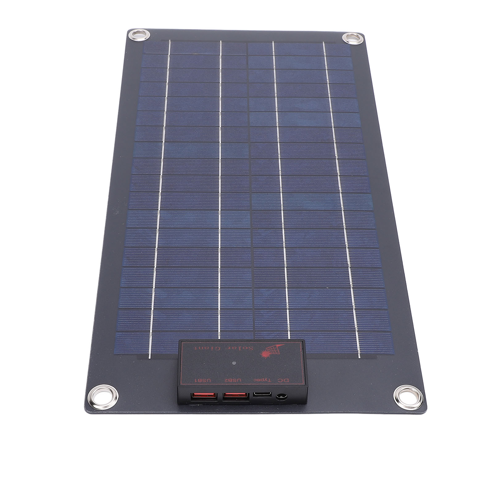 10w 18v Halbflexibles, Faltbares Solarpanel-ladegerät Mit Usb-anschluss Und 100a-wechselstromanschluss – Tragbar Für Camping Und Handys