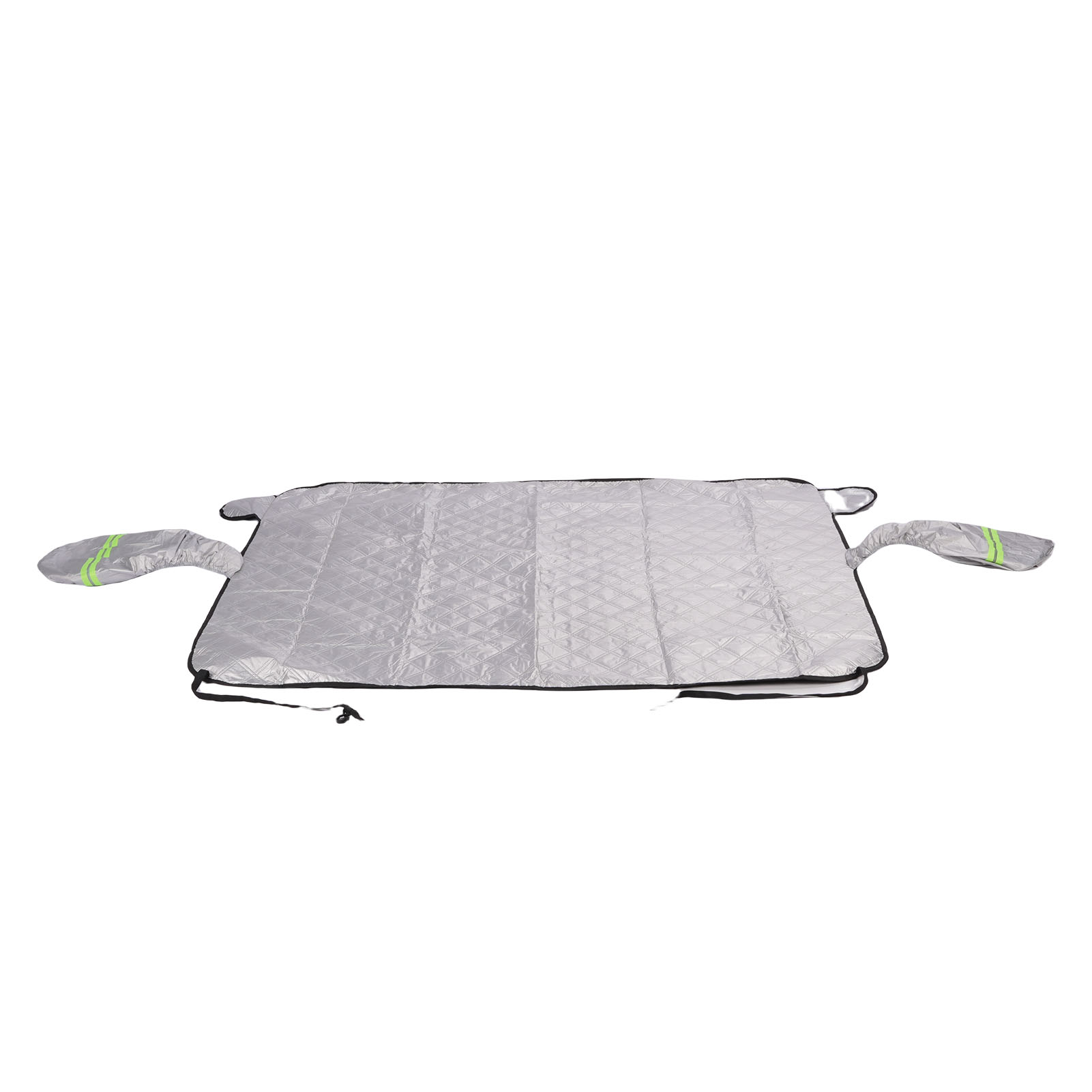 Windschutzscheibenabdeckung Mit Schneeeffekt, Aus Aluminiumfolie Und Oxford-gewebe, Mit Wärmeisolierung, Faltbarem Reflektorstreifen, Silberweißer Farbe, Große Größe.