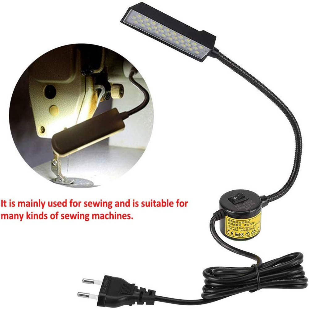 Magnetische Led-lampe Mit 30 Leds – Nähmaschinen- Oder Tischlampe – Energiesparendes Zubehör
