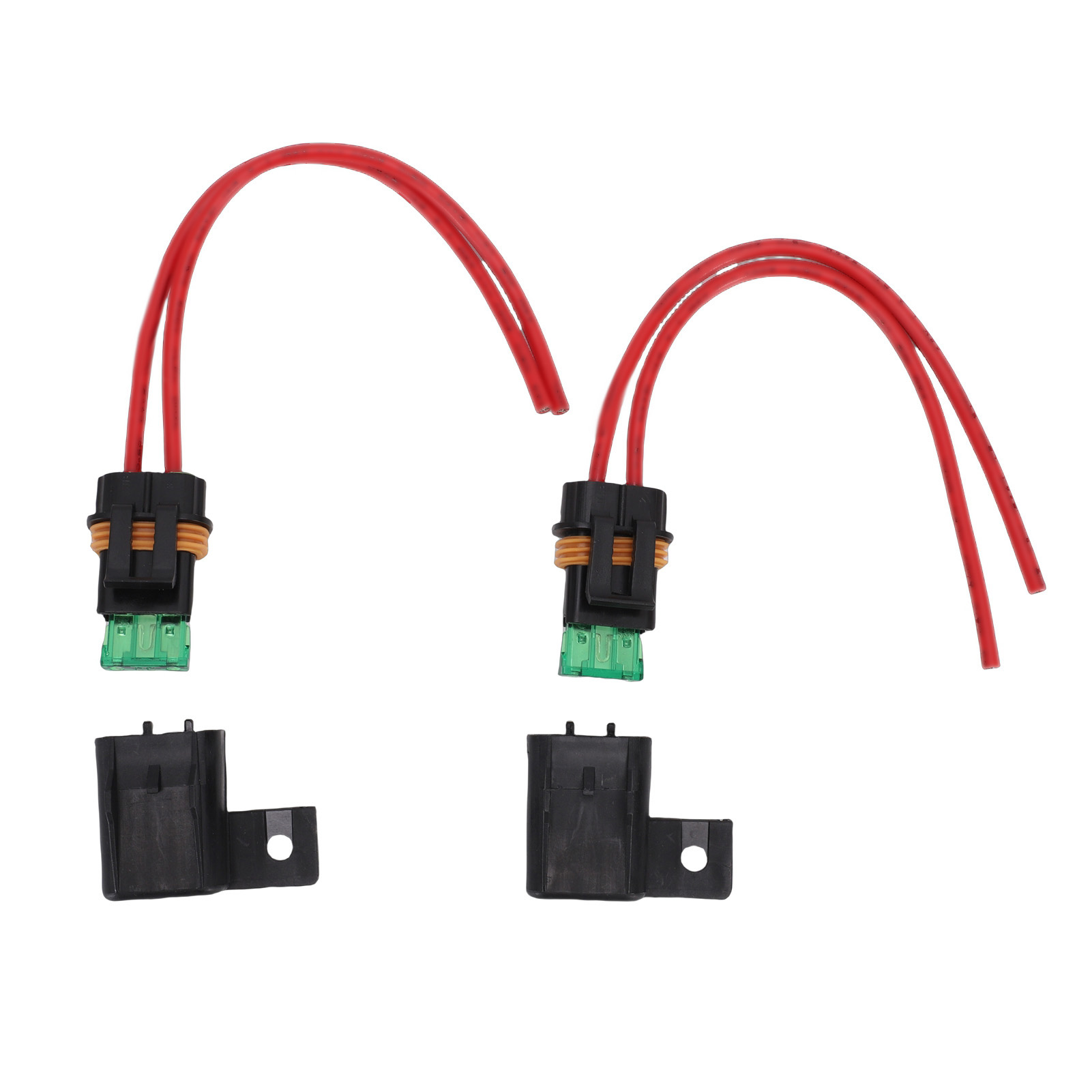 12awg Wasserdichter Sicherungshalter, 2er-pack, Standard-flachsicherung 30a Für Ato, Atc, Auto, Boot, Wohnmobil, Transporter – 20 Cm