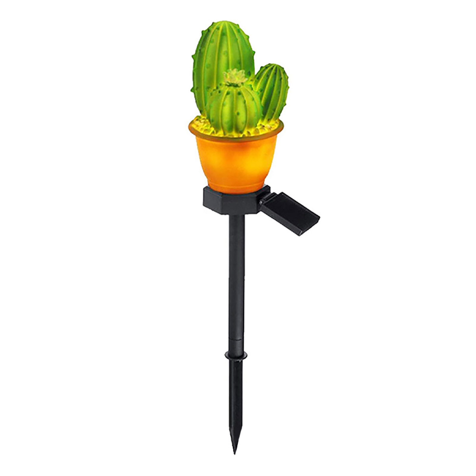 Solarbetriebene Kaktus-gartenleuchte – 3 Kakteen-/ananas-motive – Steh-/terrassen-/gartenleuchte