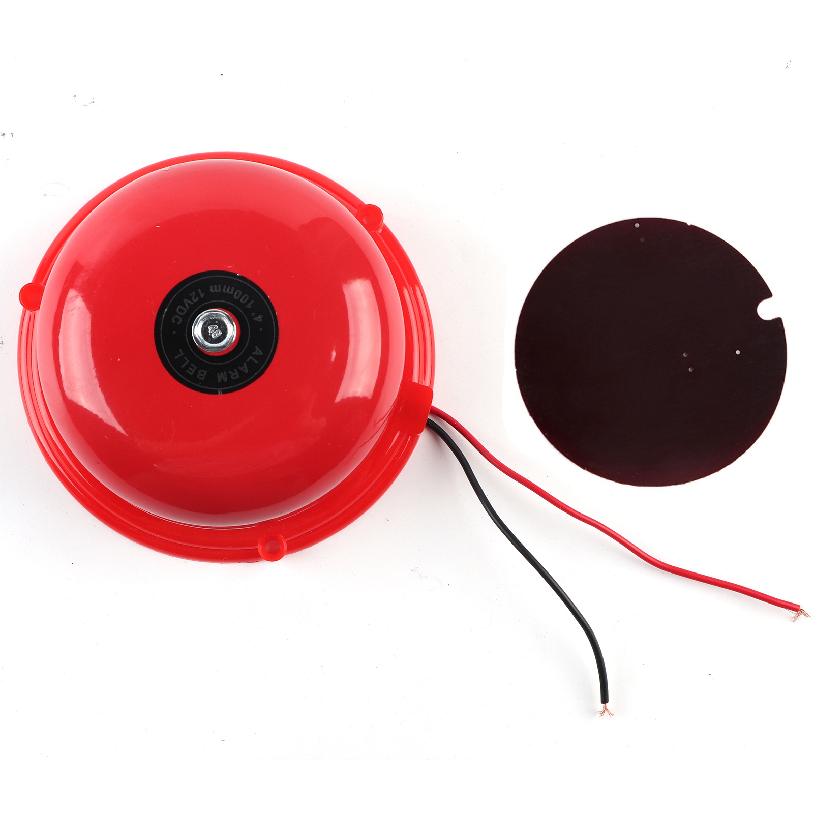 Cloche Électrique Frappe Interne Contrôle Incendie Métal 4 Pouces 100db Dc12v