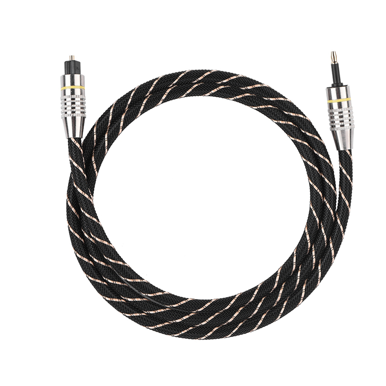 Toslink Auf 3,5-mm-miniklinken-digital-glasfaser-audiokabel Mit Vergoldetem Spdif-anschluss, 1 M Länge.