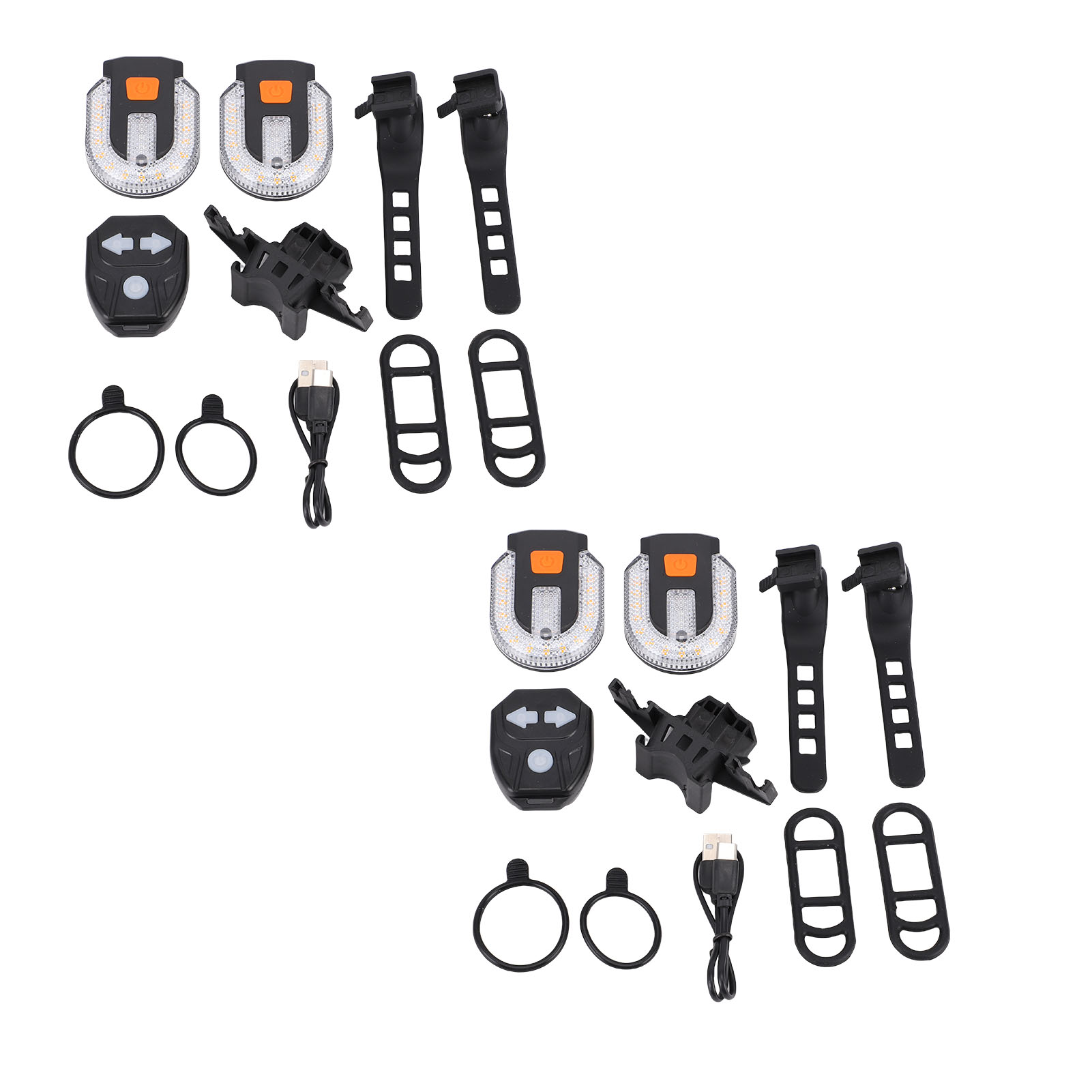 Feux Arrière Vélo Intégrés Clignotants Rechargeables Usb 5 Modes 2 Jeux