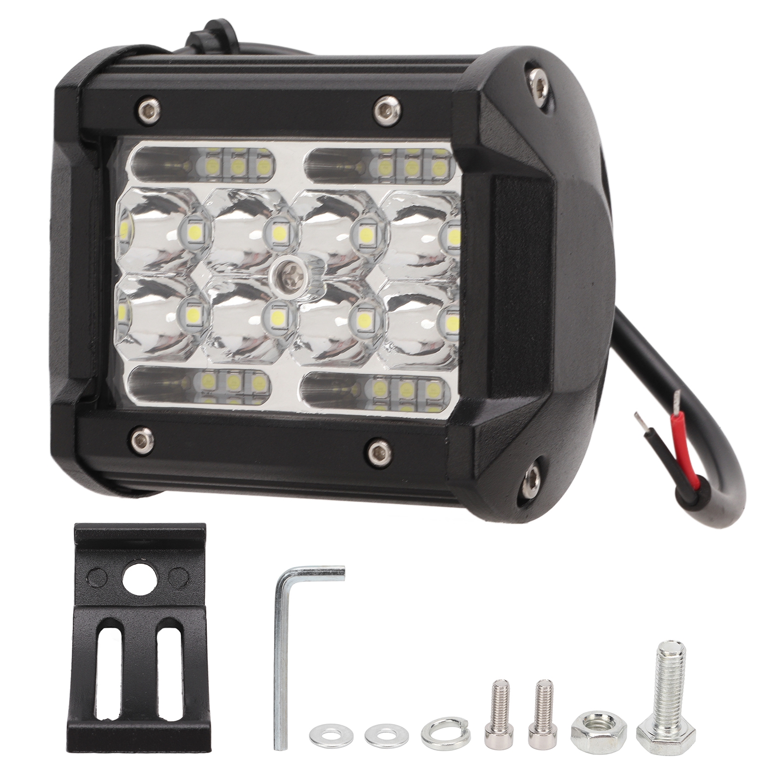 4 Zoll 60w 6000lm Offroad-led-scheinwerfer Ip67 Wasserdicht Pmma-linse Universalscheinwerfer Für Lkws, Suvs, Atvs Und Boote.