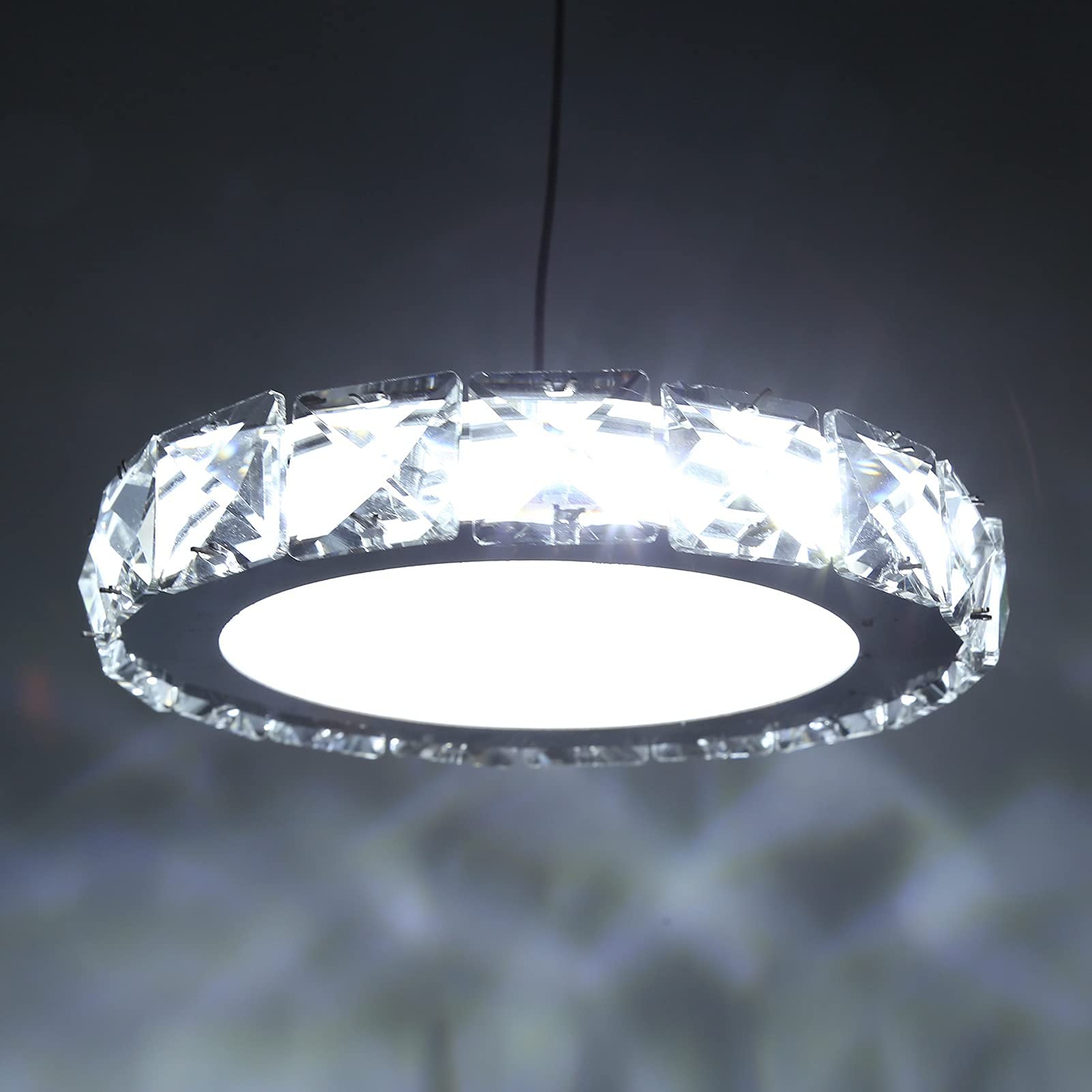Kristalllüster – 12 W Weißes Licht – 85–265 V – Pendelleuchte – Esszimmer/küche