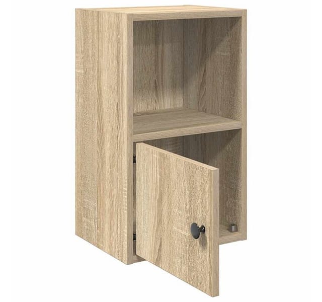 vidaXL Bücherregal Bücherregal Sonoma-Eiche 31x24x52 cm Holzwerkstoff, 1-tlg.