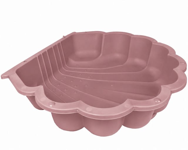 ONDIS24 Sandkasten Sandkasten Wassermuschel 2-TLG ca. 80 x 87 x 19 cm