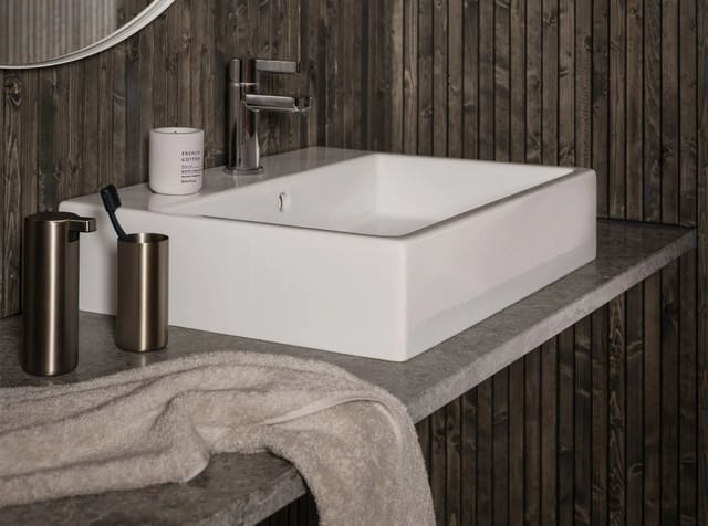 blomus Seifenspender -MODO- Design Dosierspender: Funktionalität & Luxus für das Badezimmer, Korrosionsresistent, Kratzfest, Hochwertig, Designer, 165ml, Bad, WC