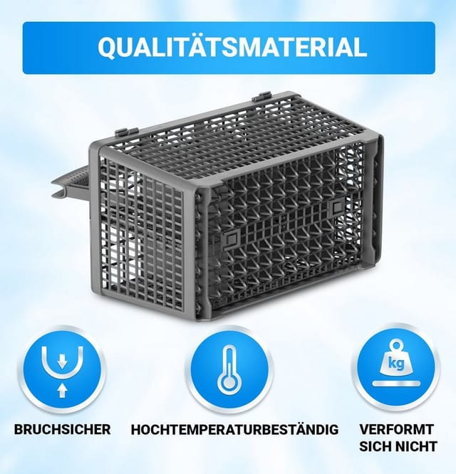 VIOKS Besteckkorb Ersatz für Bosch 00093046, (1-tlg), Korb 240x215x140mm für Geschirrspüler