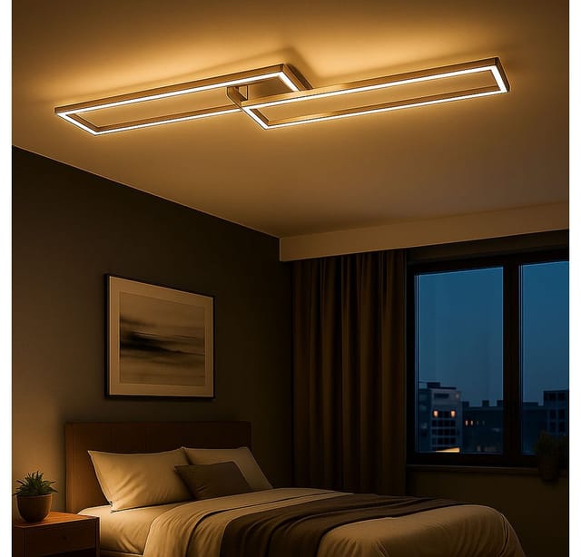 Leuchten Direkt Led Deckenleuchte Felix60 Stahl 121 X 29,5 Cm Dimmbar Rgbw Deckenleuchte