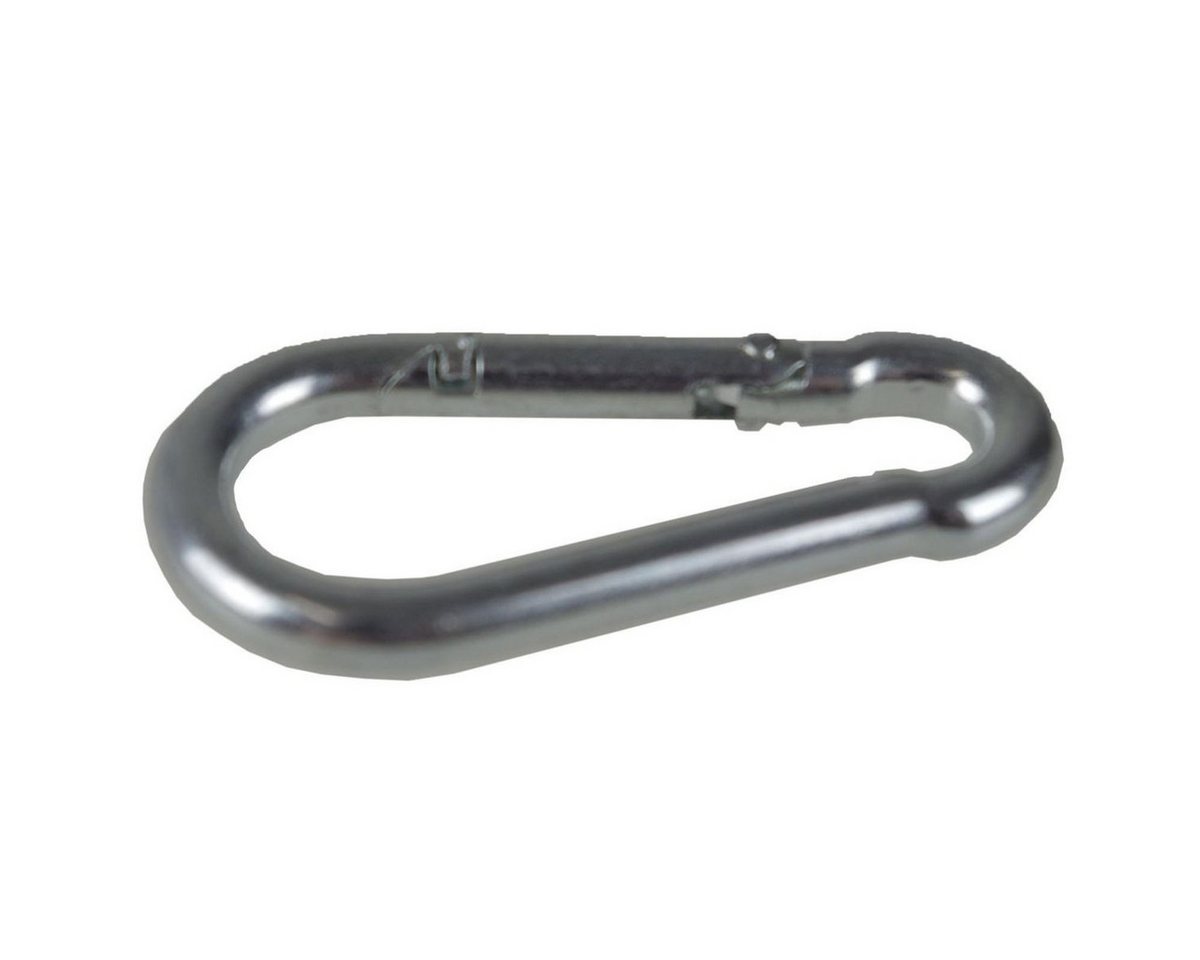 Work-it Karabiner Karabinerhaken 4x40mm verzinkt Metall 2Stück, 2er-Set Bild 2