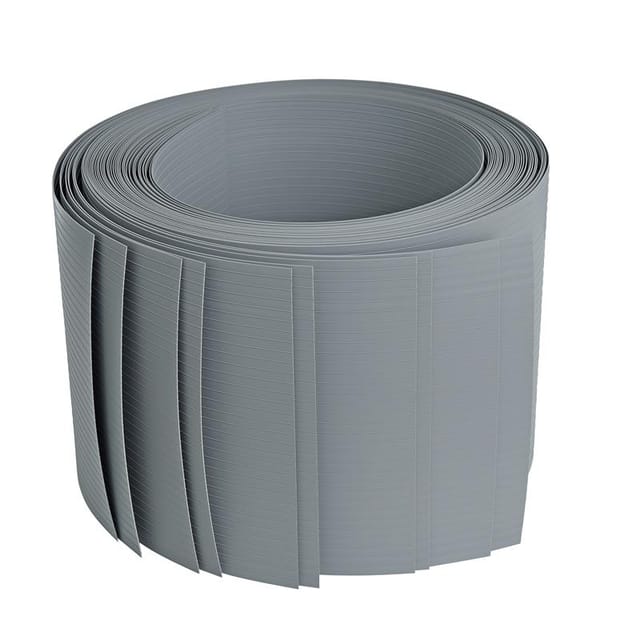 ESTEXO Sichtschutzstreifen Sichtschutz Zaunblende Hart PVC 10er Set Zaunfolie Grau