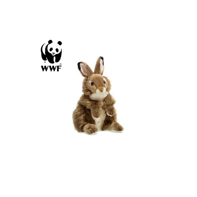 WWF Kuscheltier Plüschtier Hase (30cm, sitzend), sitzend