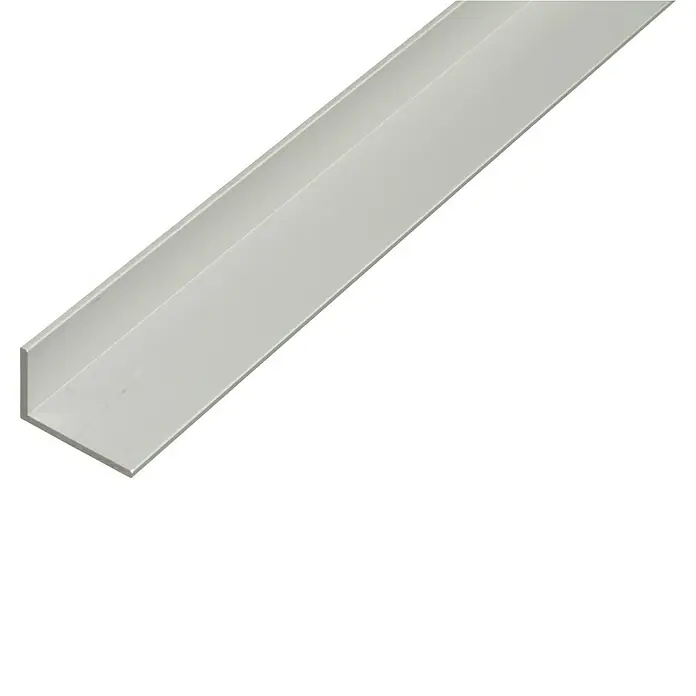Kantoflex Winkelprofil (L x B x H: 2.600 x 40 x 20 mm, Stärke: 2 mm, Aluminium, Silber)