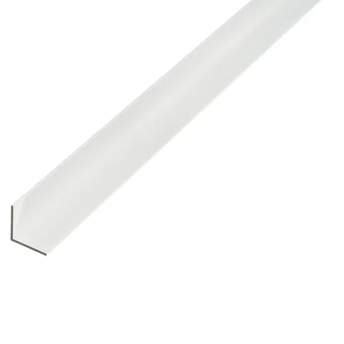 Kantoflex Winkelprofil (L x B x H: 2.600 x 15 x 15 mm, Stärke: 1 mm, Aluminium, Silber)