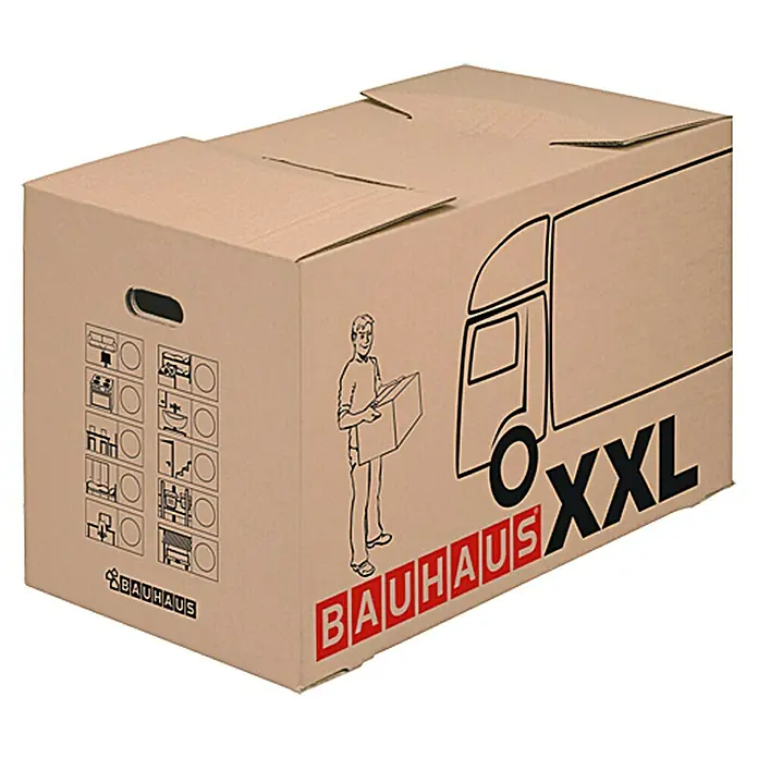 BAUHAUS Umzugskarton Multibox XXL (L x B x H: 72,5 x 41 x 44 cm, Traglast: 30 kg, 1 Stk.)