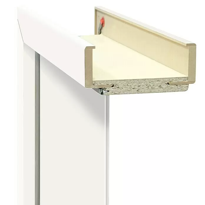 Classen PL Türzarge (610 x 1.985 mm, Wandstärke: 180 mm, DIN Anschlag: Rechts, Uni Weiß)