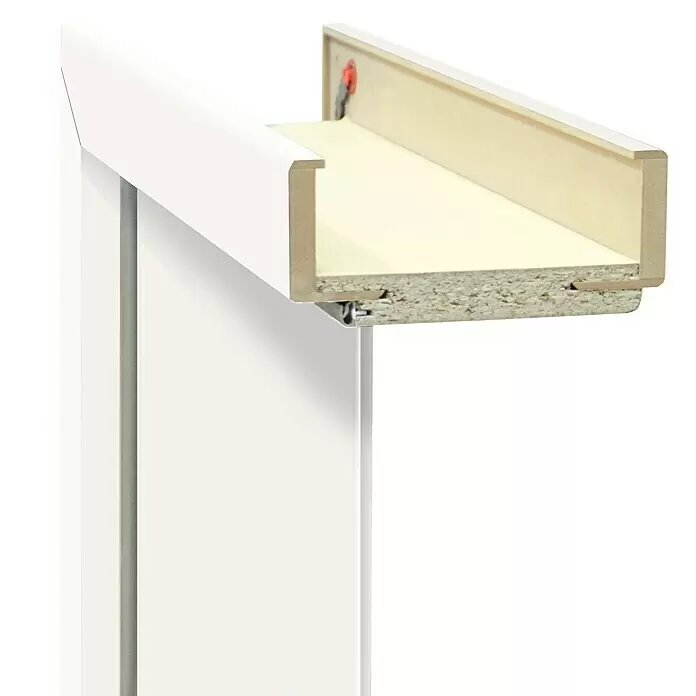 Classen PL Türzarge (610 x 1.985 mm, Wandstärke: 280 mm, DIN Anschlag: Rechts, Uni Weiß)