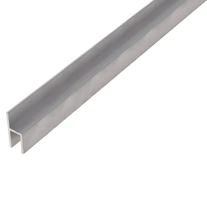 Kantoflex H-Profil (L x B x H: 2.000 x 26 x 11 mm, Stärke: 1,5 mm, Aluminium, Silber)