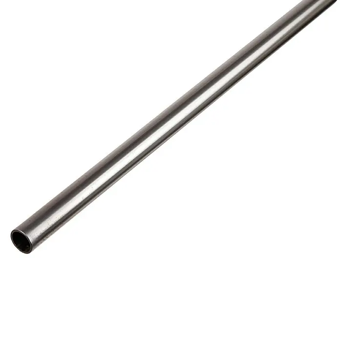 Kantoflex Rundrohr (Ø x L: 42,4 x 2.000 mm, Edelstahl, Silber, Stärke: 2 mm)