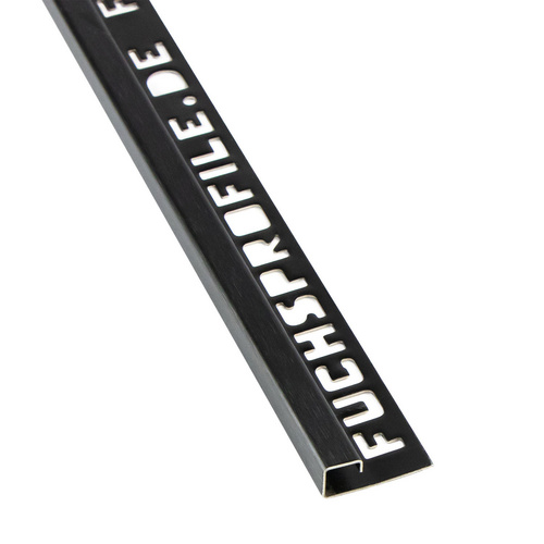 Fuchs Design Fliesenschiene, BxL: 3,1 x 250 cm, Edelstahl - grau