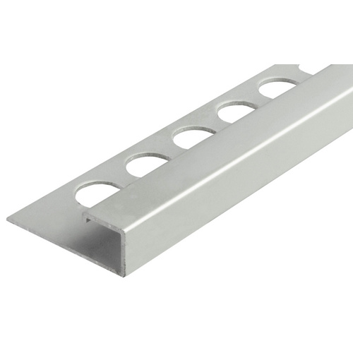 Fuchs Design Fliesenschiene, BxL: 3,4 x 250 cm, Aluminium - silberfarben
