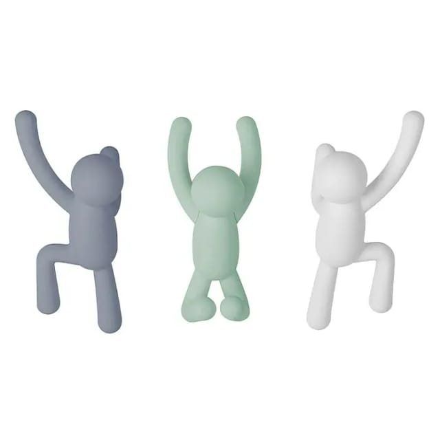 Umbra Garderobenhaken Garderobenhaken Buddy 3er Set pastell