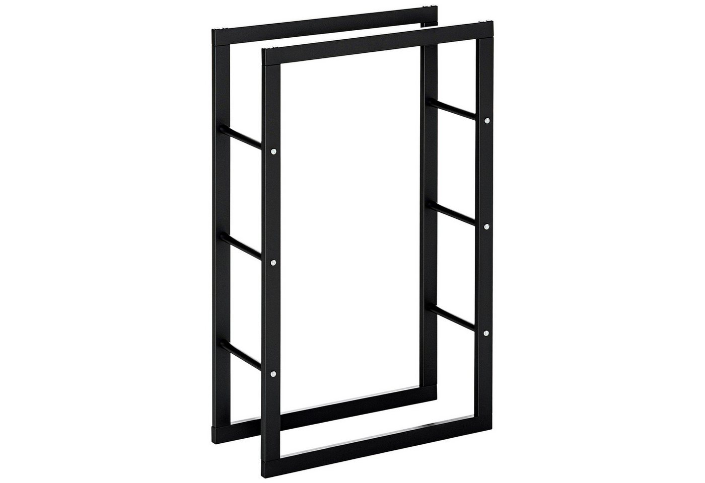 HOMCOM Kaminholzregal 60 x 25 x 100 cm für Innen und Außen Bild 5