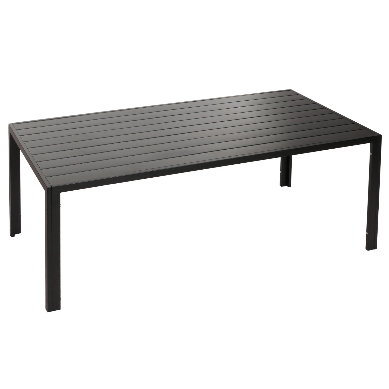 CHEFGASTRO Alu-Esstisch 73x180x80cm Wetterfest Anthrazit