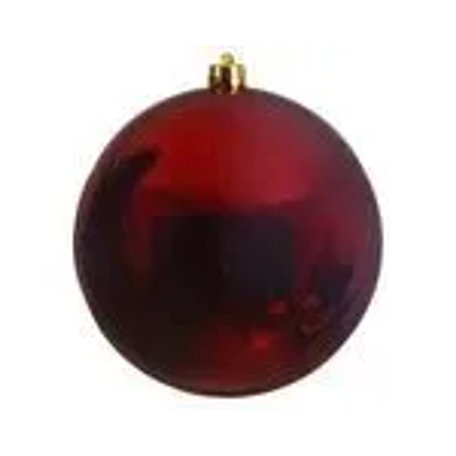 Kaemingk Weihnachtsbaumkugeln Bruchfest 40 cm 1 Stueck Rot