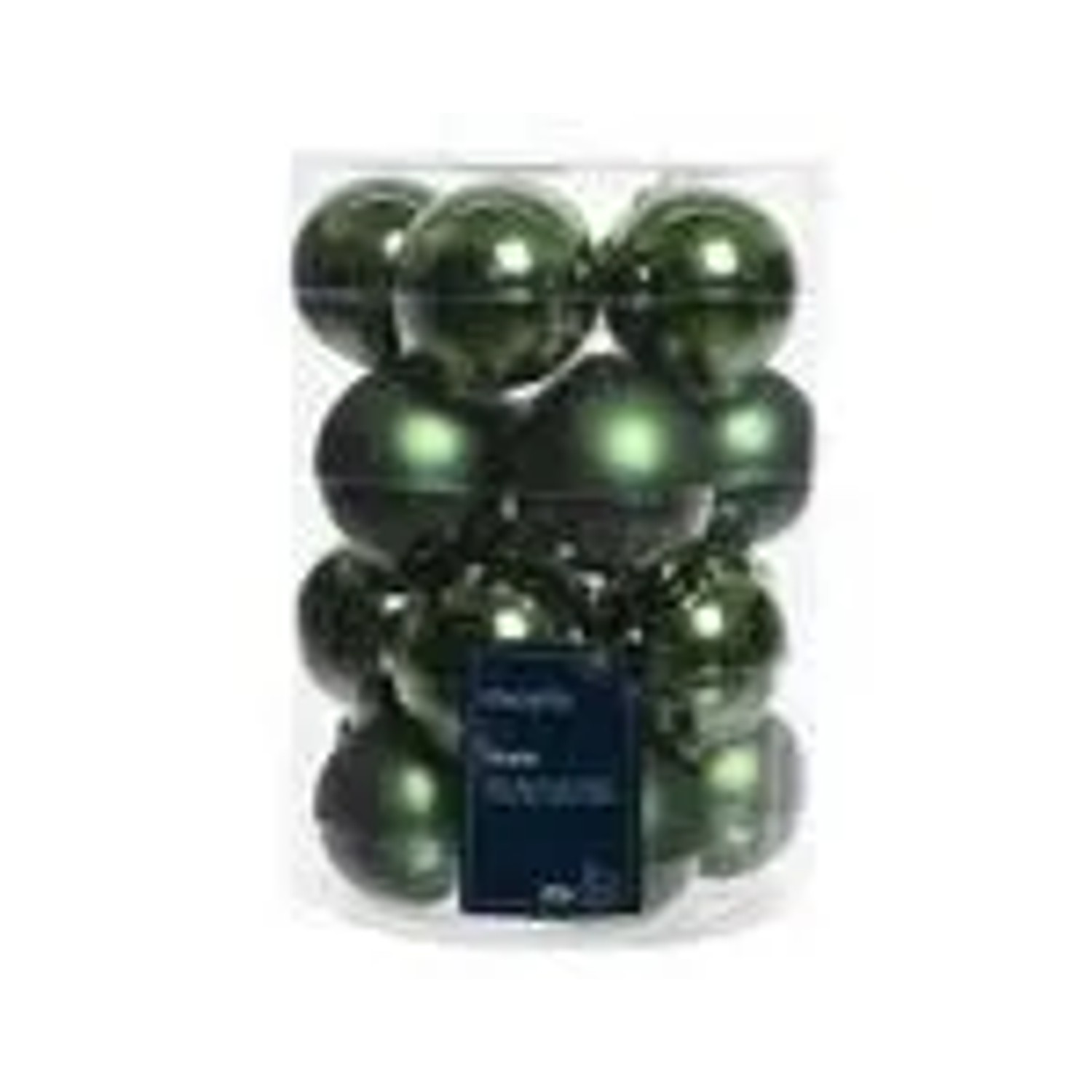 Kaemingk Weihnachtsbaumkugeln Glas 6 cm 20 Stueck Gruen