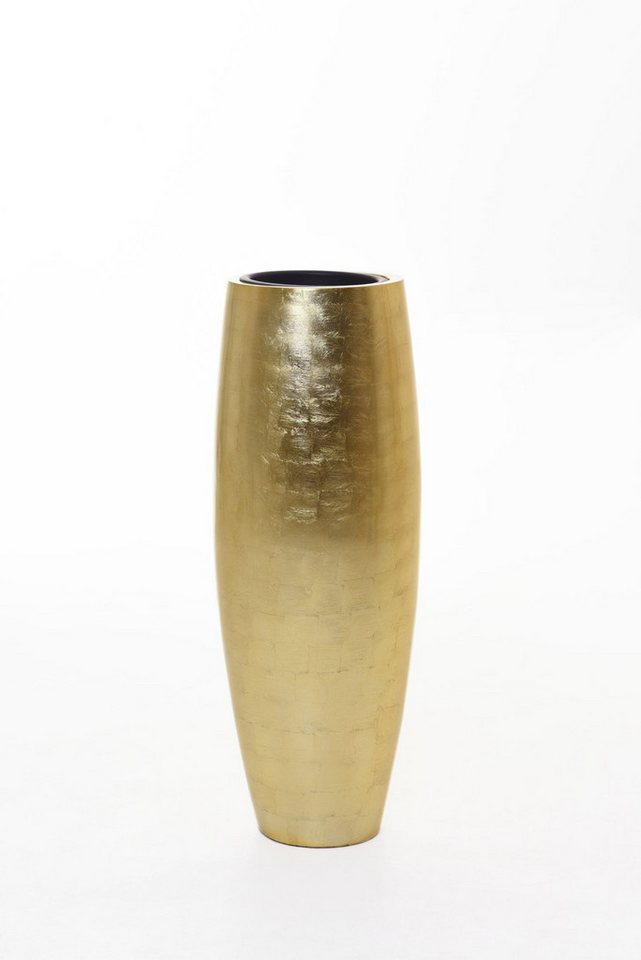 Vivanno Bodenvase Magnum 30 cm x 30 cm x 80 cm Blattgold Bild 3