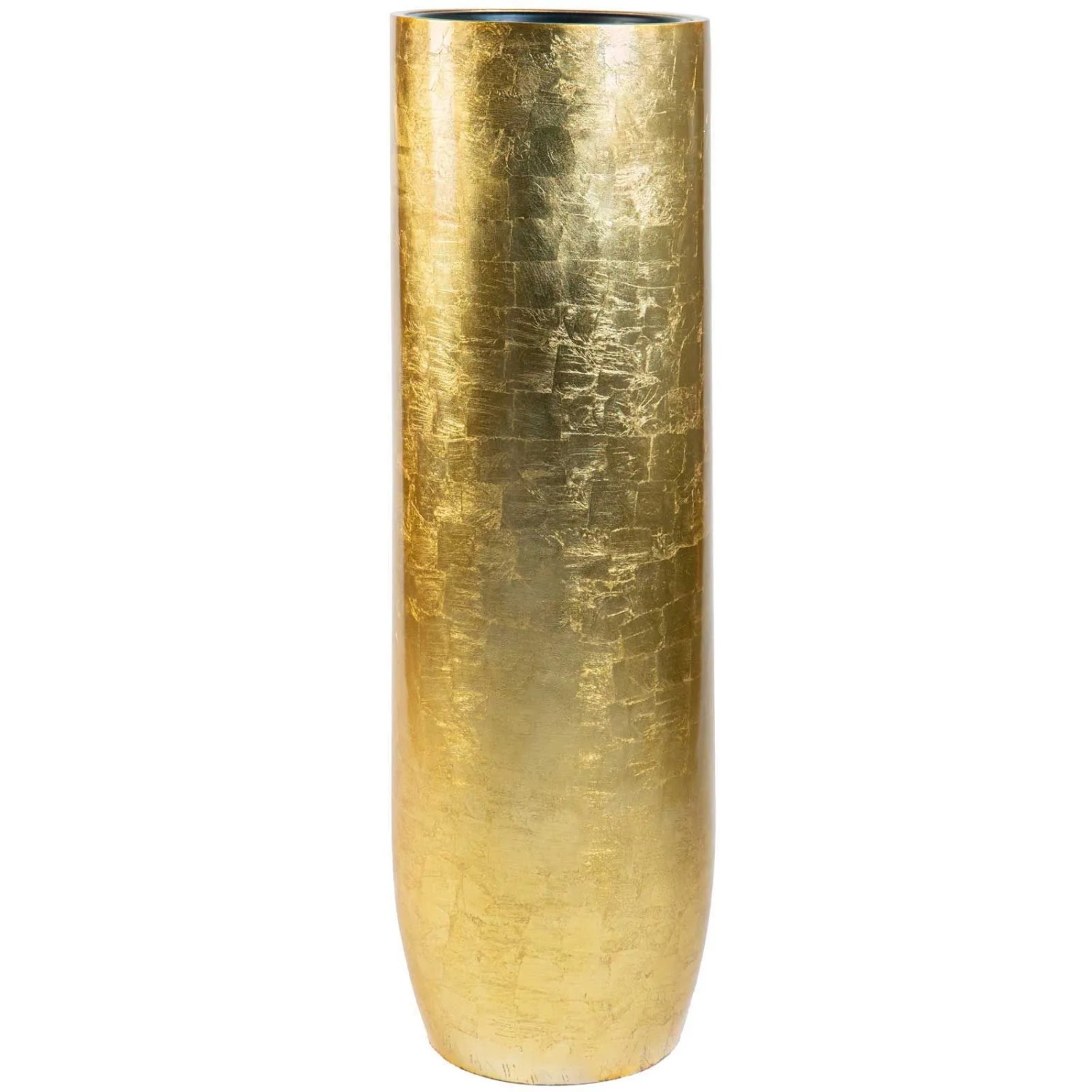 Vivanno Bodenvase Solerio 33 cm x 33 cm x 100 cm Blattgold