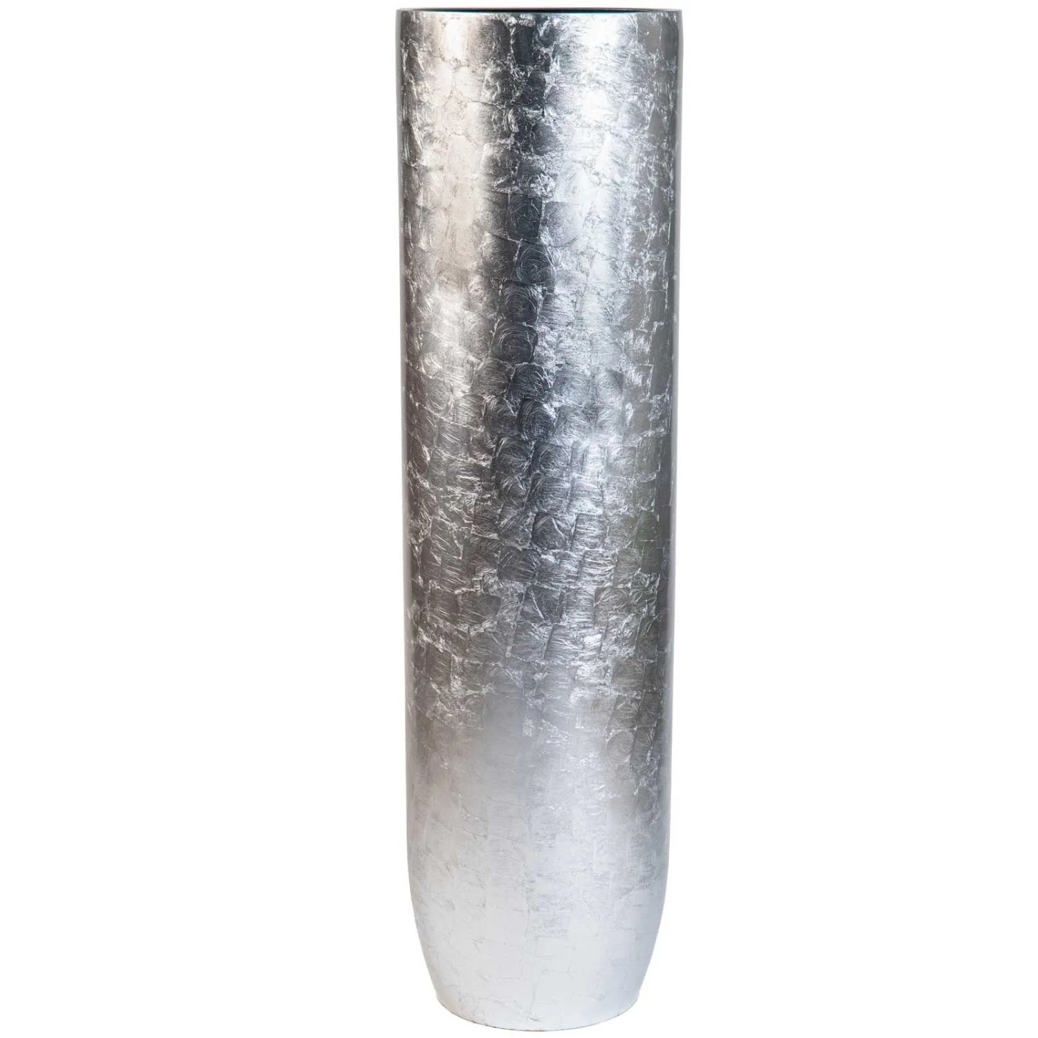 Vivanno Bodenvase Solerio 33 cm x 33 cm x 120 cm Blattsilber