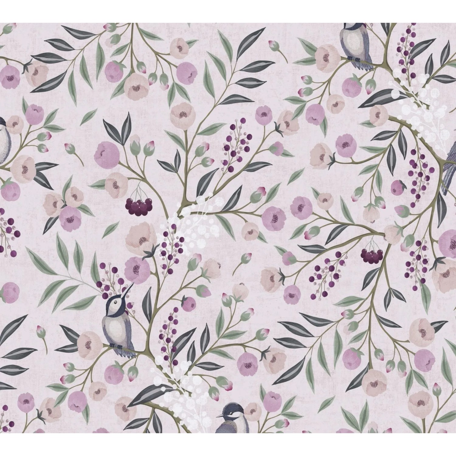 Tadessi Tapete Floral M1-No.11898 Vliestapete in Weiß