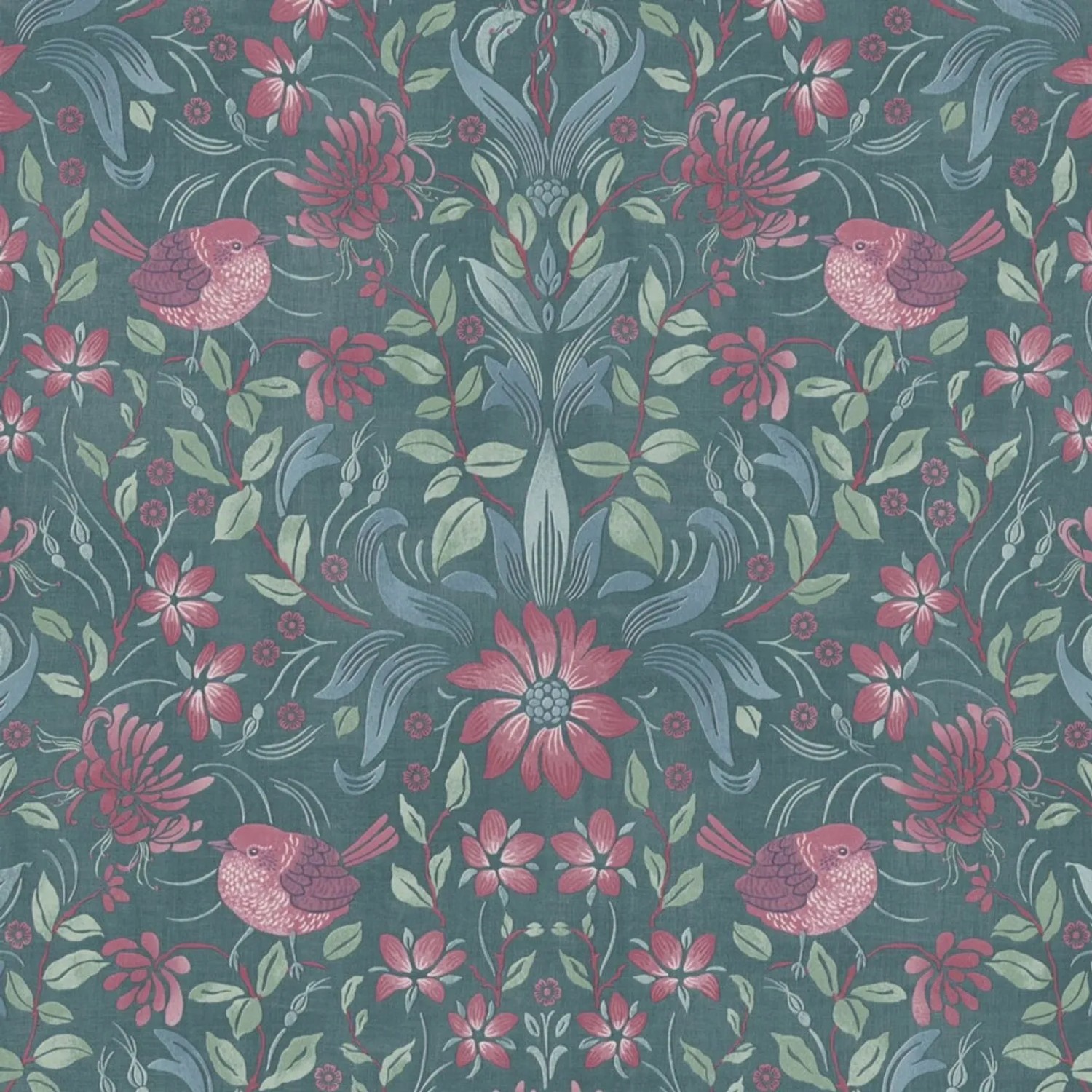 Tadessi Tapete Floral M1-No.4306 Vliestapete in Rosa