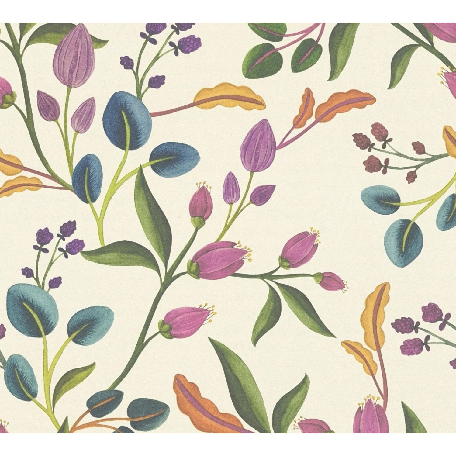 Tadessi Tapete Floral M1-No.11995 Vliestapete in Beige