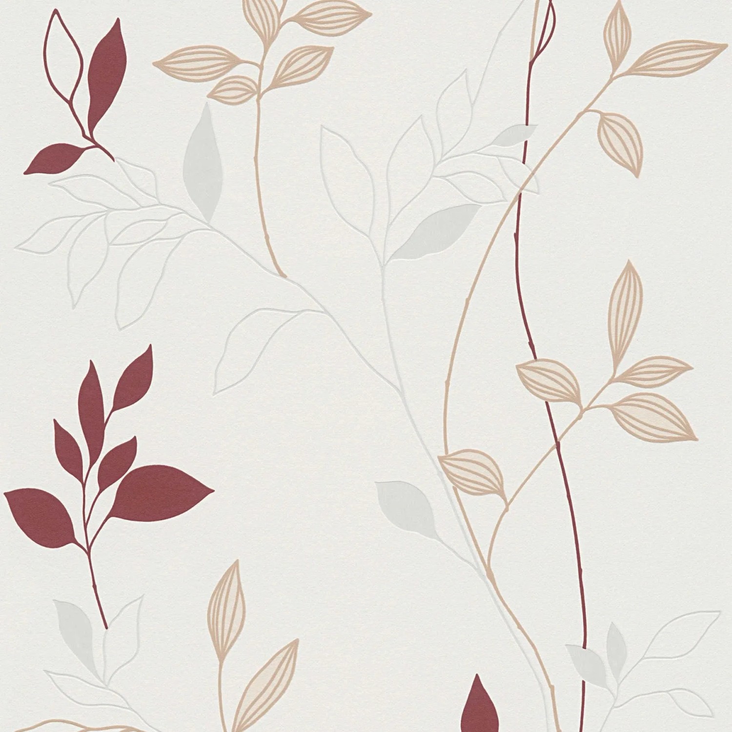 Tadessi Tapete Floral M1-No.21 Vliestapete in Beige