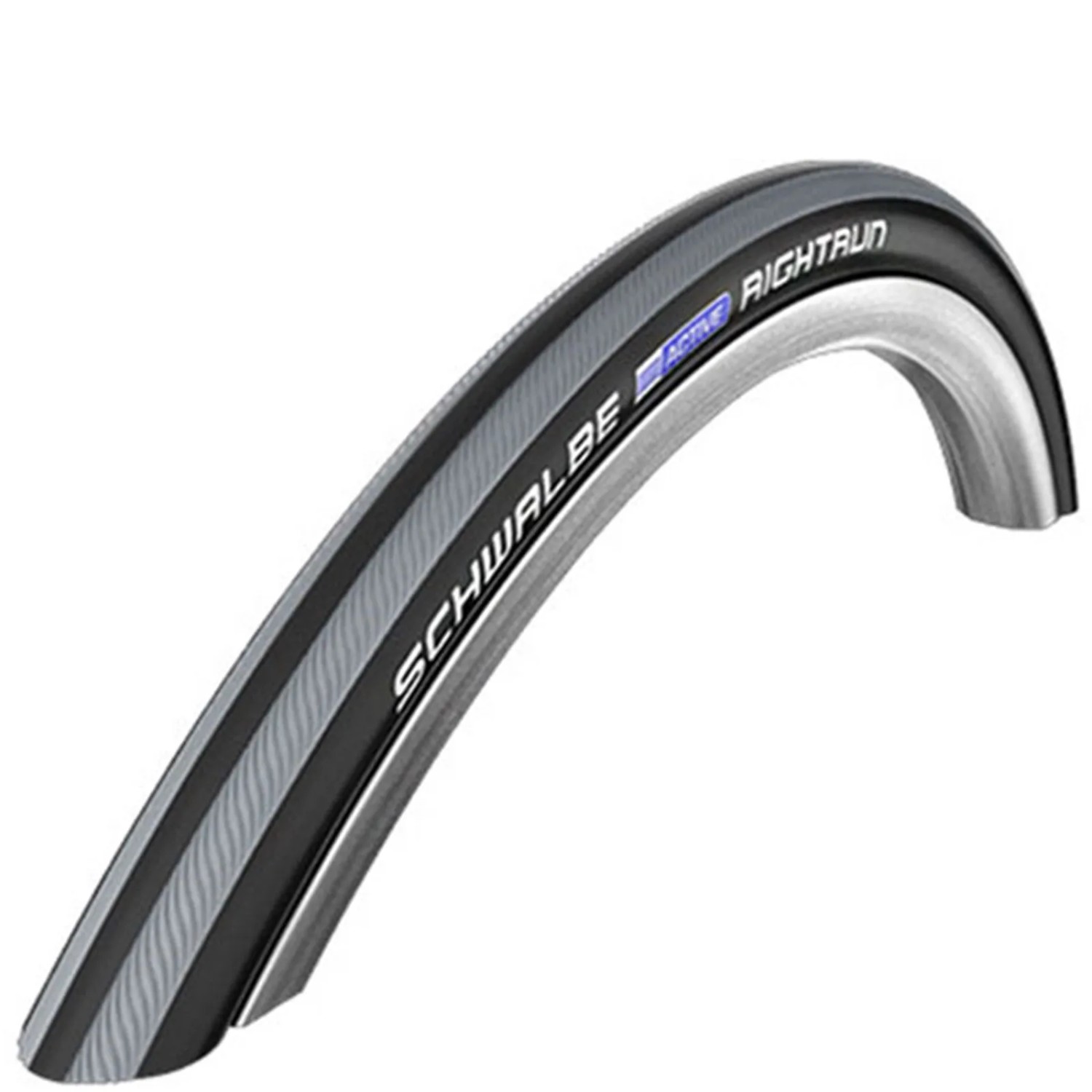 Schwalbe 25-489 Rightrun K-Guard Rollstuhl Draht 22x1.00 Schwarz/graue Streifen