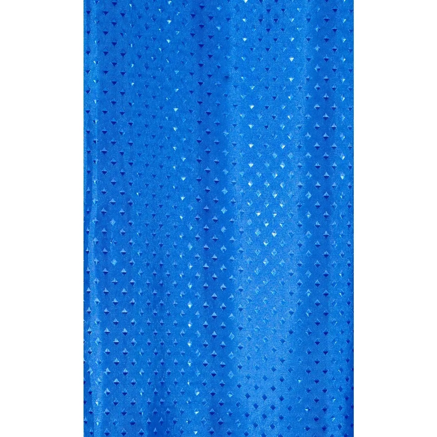 Euroshowers Duschvorhang Star Kobaltblau 180 x 200 cm mit 12 Ringen