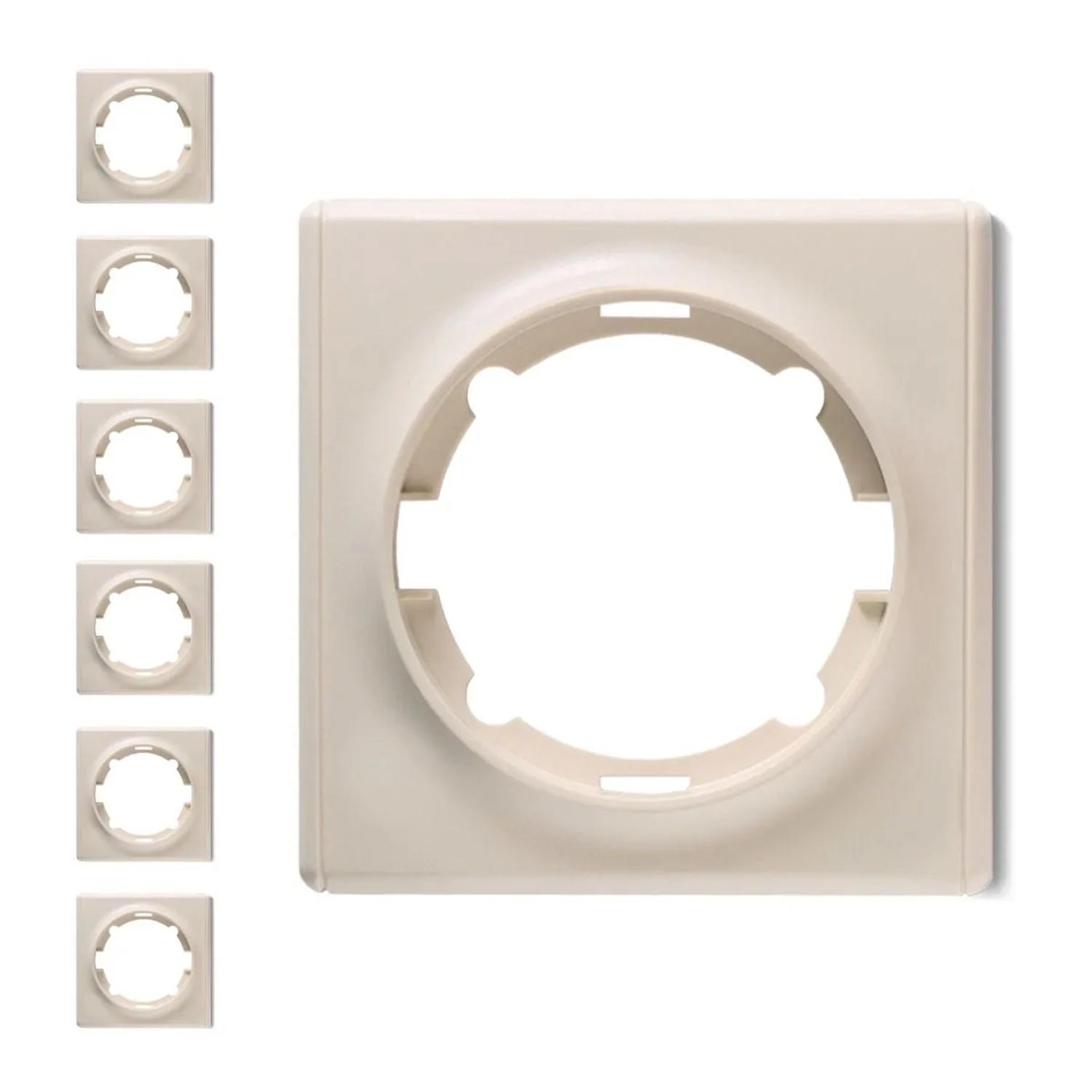 OneKeyElectro 7x Florence Abdeckrahmen Set Beige