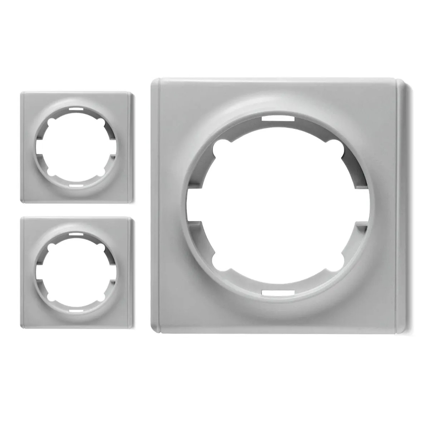 OneKeyElectro 3x Florence Abdeckrahmen Set Grau