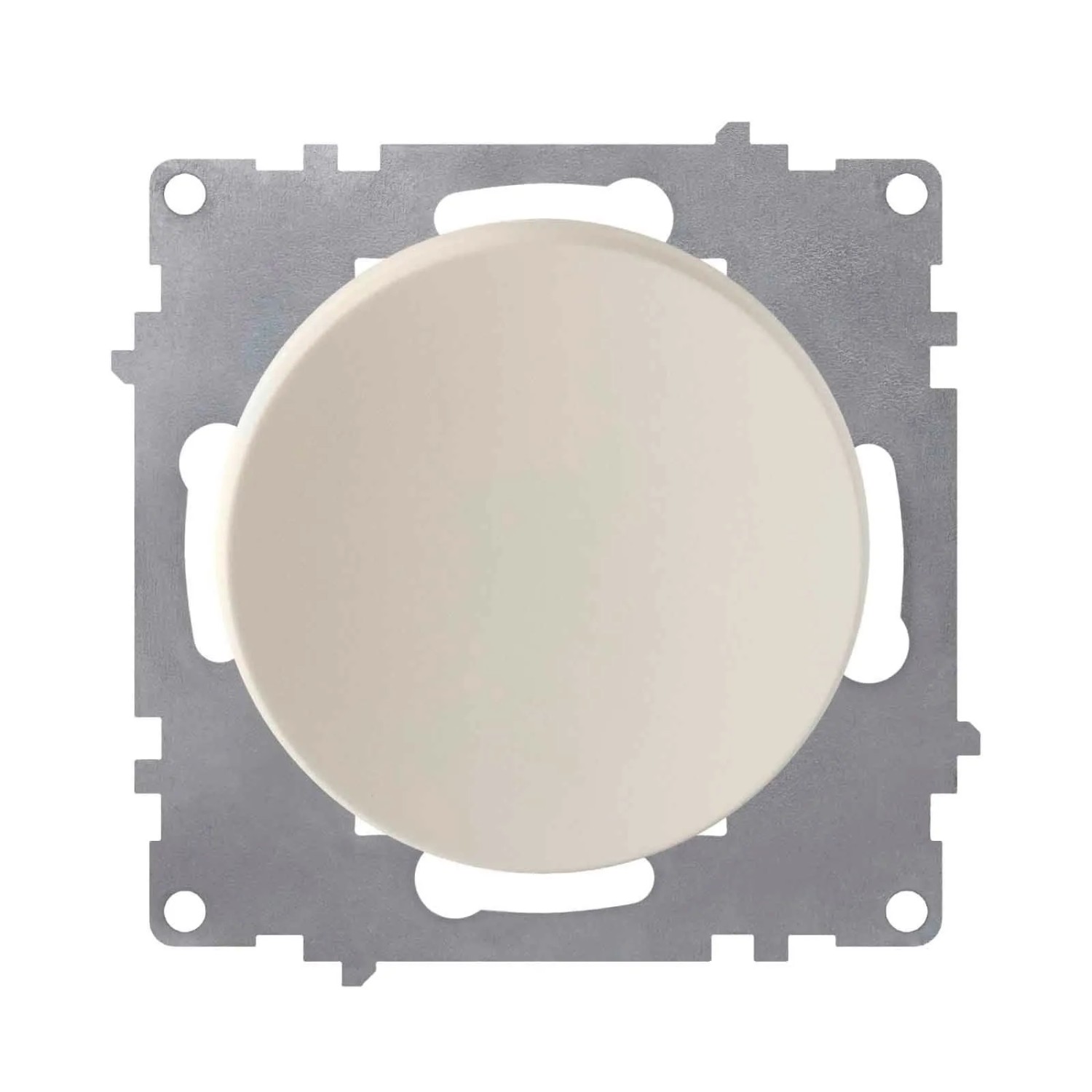 OneKeyElectro Lichtschalter Einfach Unterputz ohne Rahmen Rund Beige