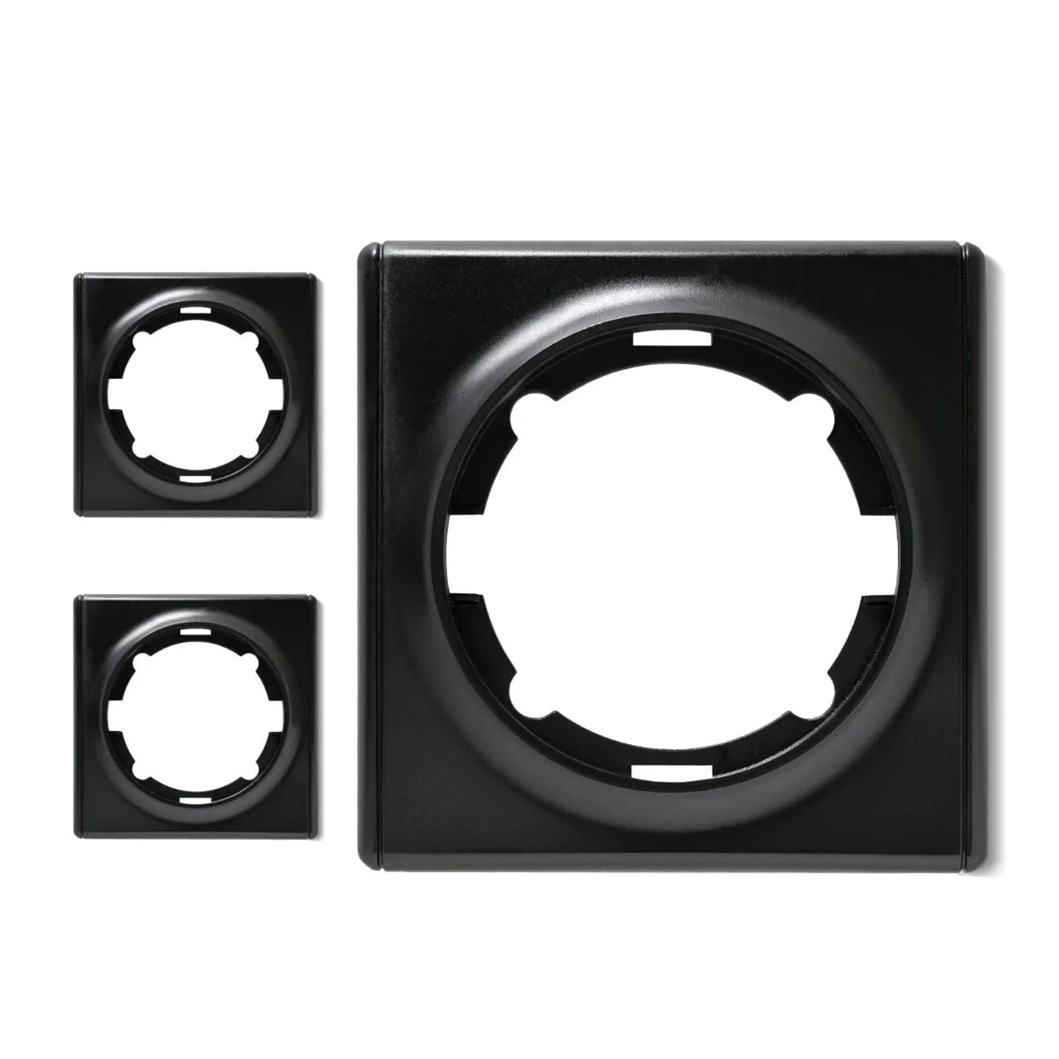 OneKeyElectro 3x Florence Abdeckrahmen Set Schwarz