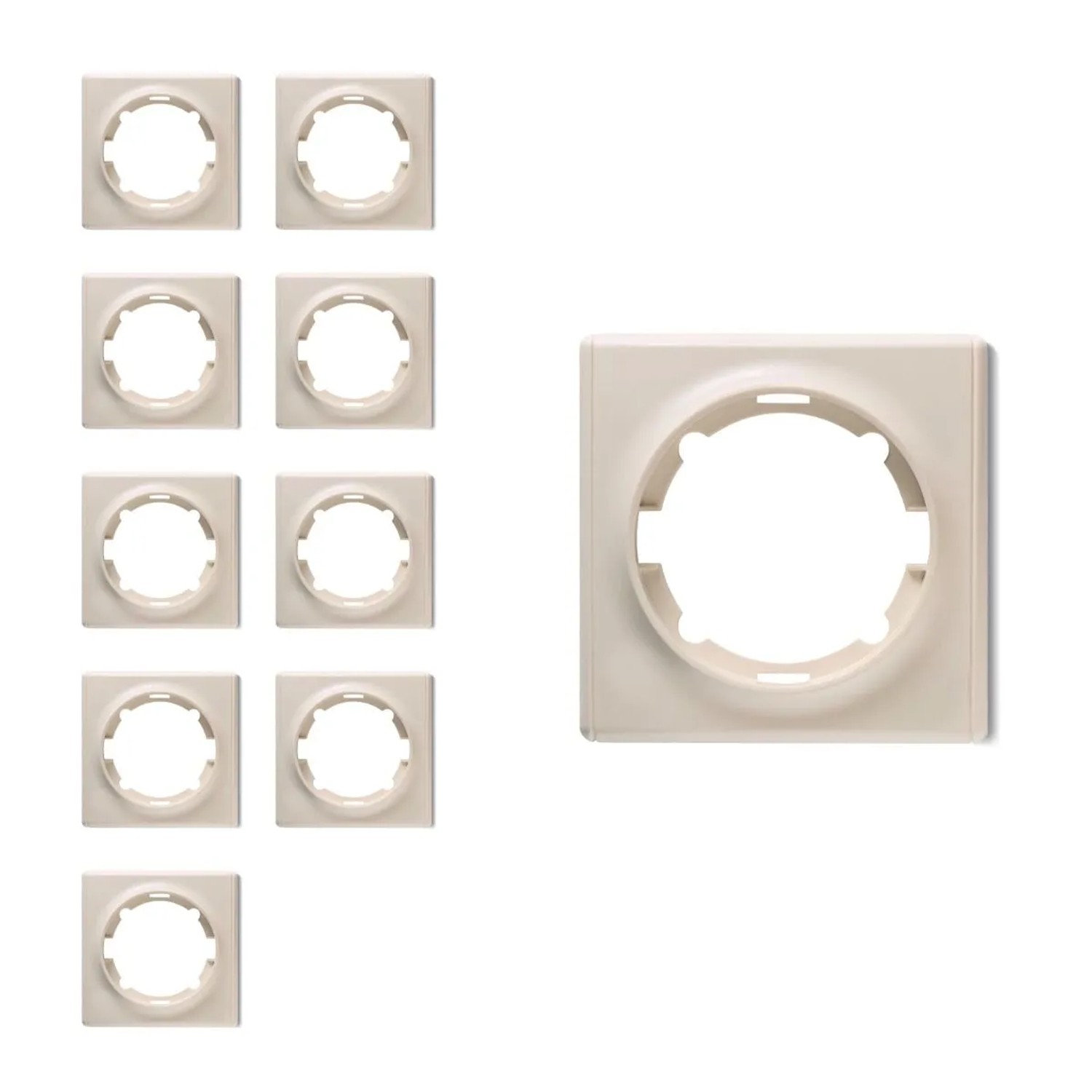 OneKeyElectro 10x Florence Abdeckrahmen Set Beige