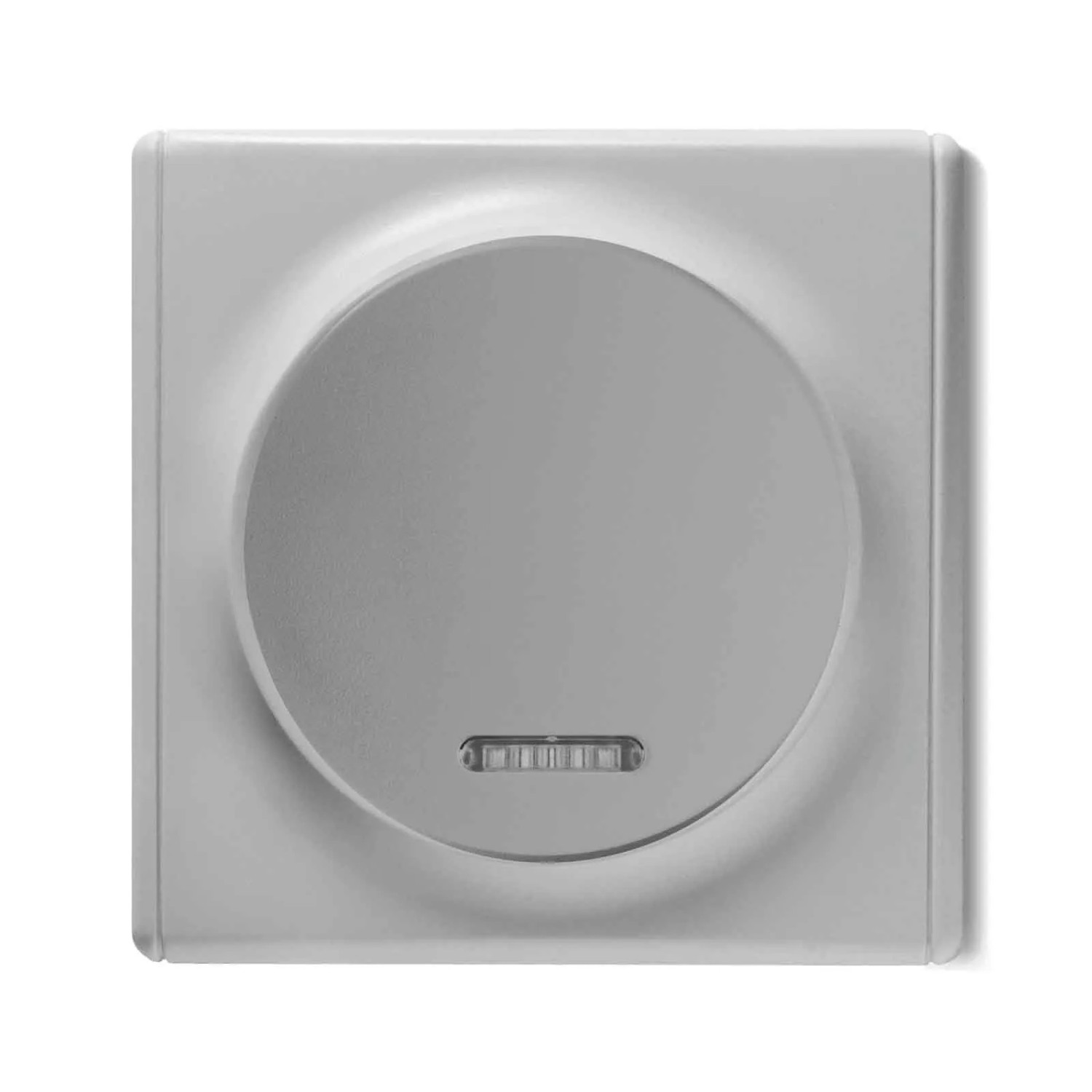OneKeyElectro LED Kontrollschalter mit Florence Abdeckrahmen Grau