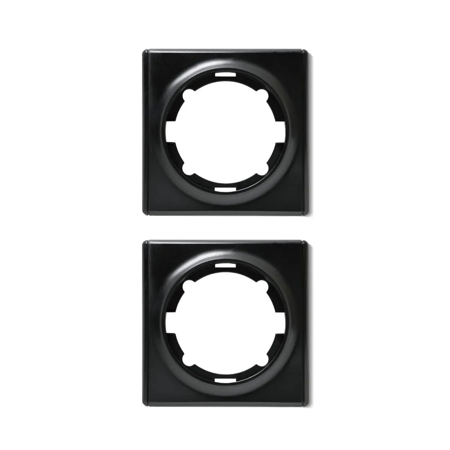 OneKeyElectro 2x Florence Abdeckrahmen Set Schwarz